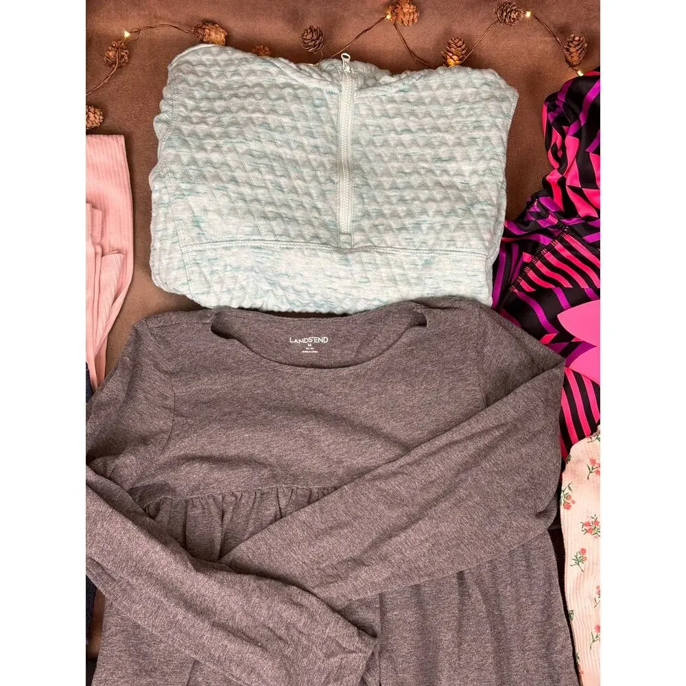 Girls 10/12 Fall Winter Clothing Bundle Under Armour Old Navy Lands End NWT #990
